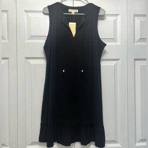 🆕NWT Michael Kors Black Basics Dress Size XL